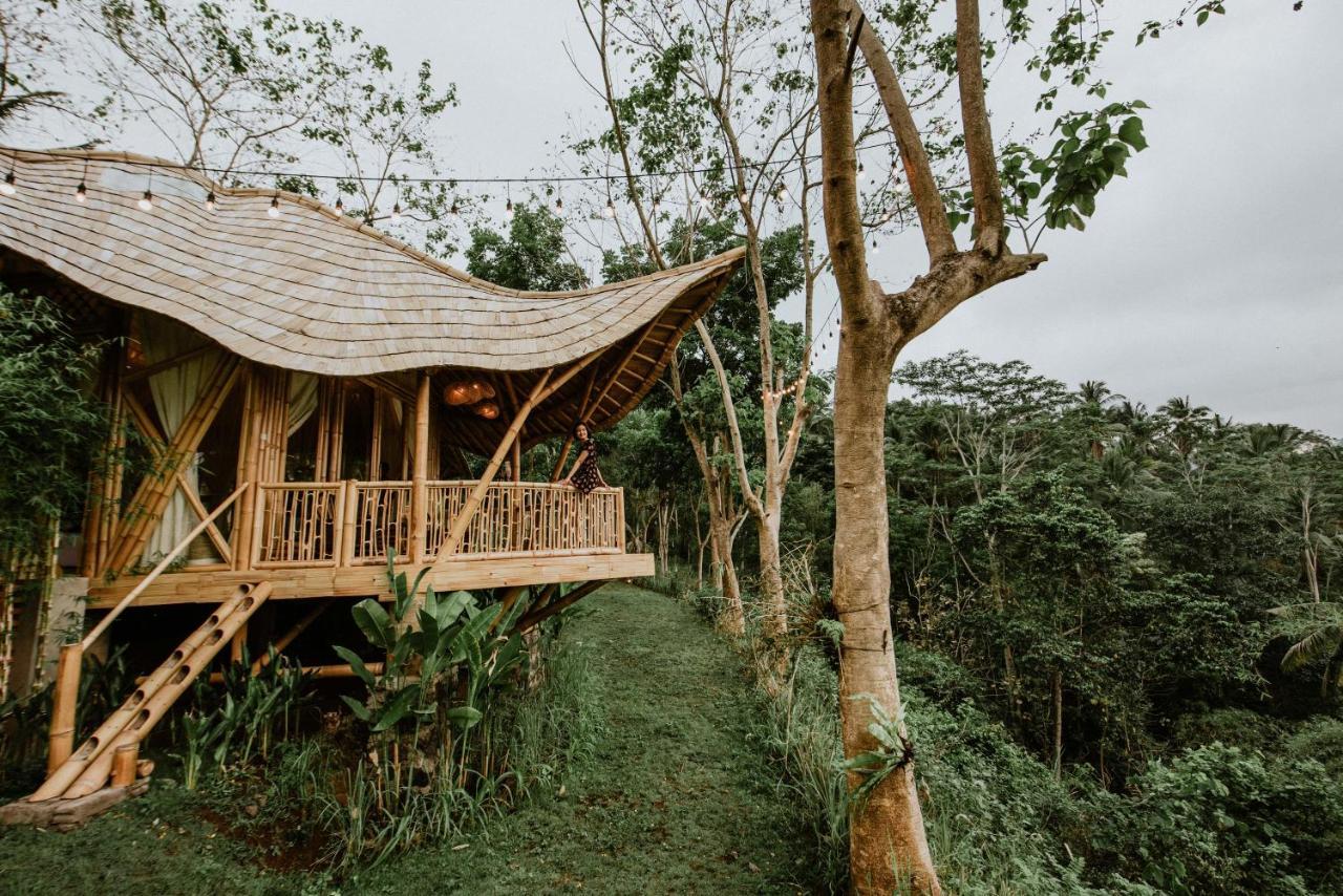 Bird Hills Bamboo House Villa Karangasem  Ngoại thất bức ảnh