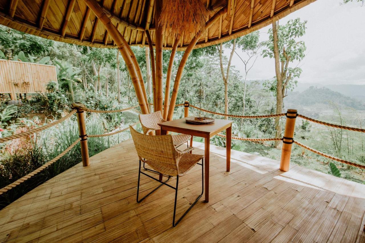 Bird Hills Bamboo House Villa Karangasem  Ngoại thất bức ảnh