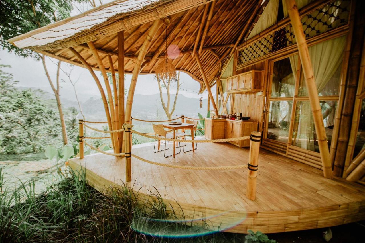 Bird Hills Bamboo House Villa Karangasem  Ngoại thất bức ảnh