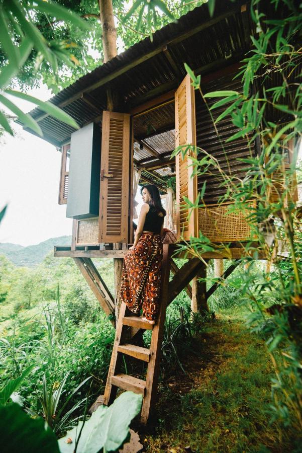 Bird Hills Bamboo House Villa Karangasem  Ngoại thất bức ảnh