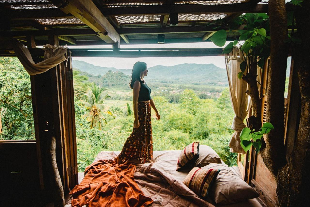 Bird Hills Bamboo House Villa Karangasem  Ngoại thất bức ảnh