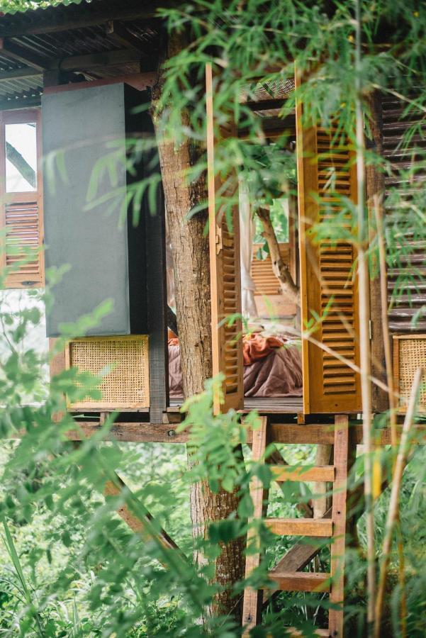 Bird Hills Bamboo House Villa Karangasem  Ngoại thất bức ảnh