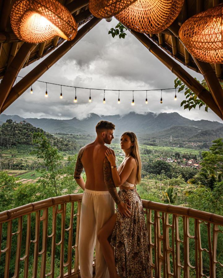 Bird Hills Bamboo House Villa Karangasem  Ngoại thất bức ảnh