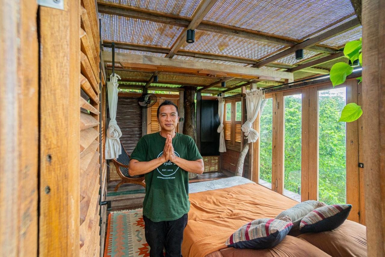 Bird Hills Bamboo House Villa Karangasem  Ngoại thất bức ảnh