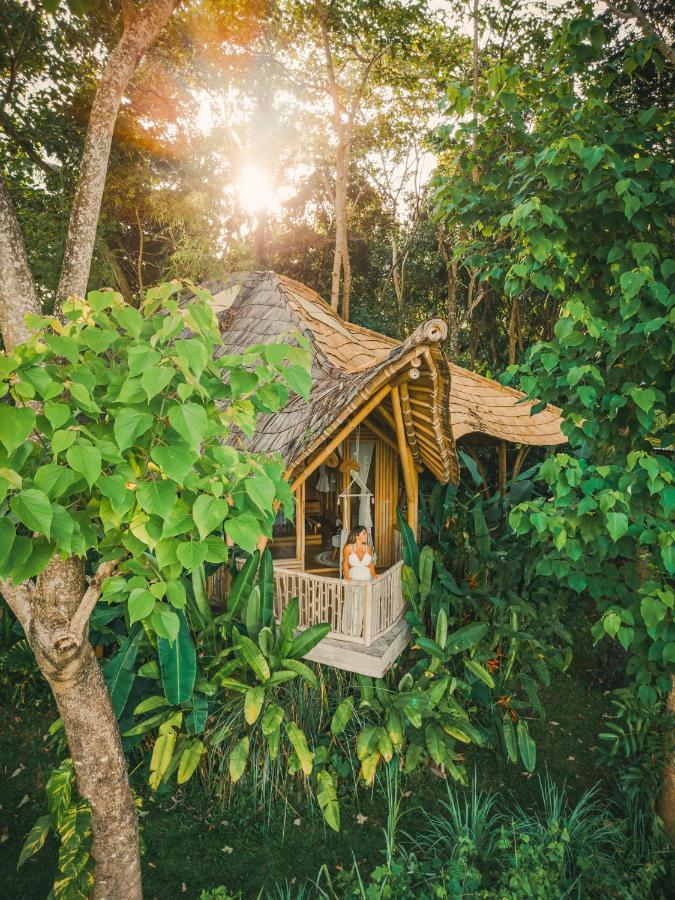 Bird Hills Bamboo House Villa Karangasem  Ngoại thất bức ảnh